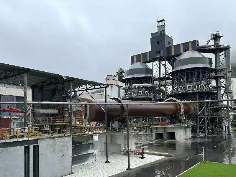 Used 3m x 60m (9.8ft x 197ft) Lime Rotary Kiln with Preheater – 300 TPD Capacity