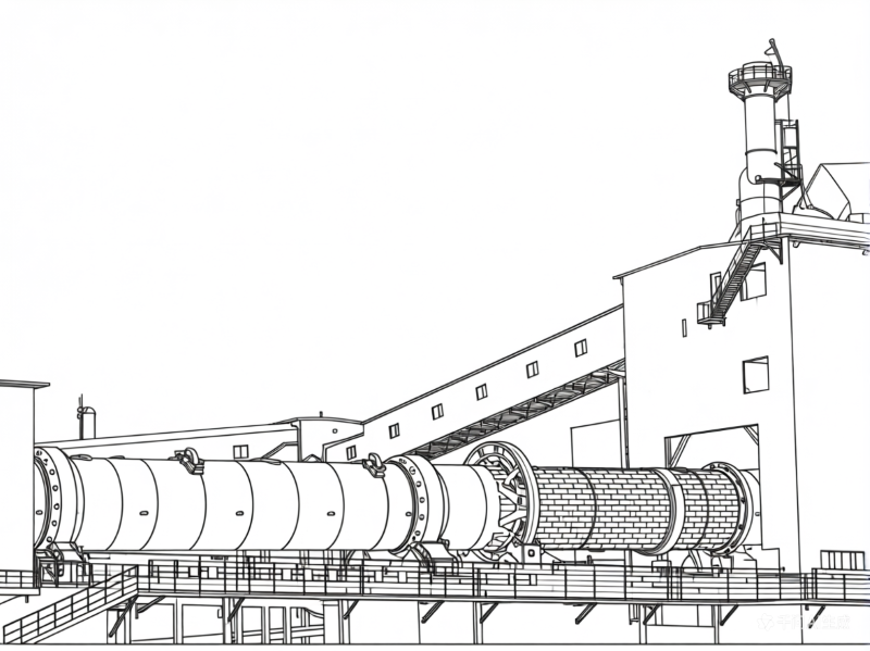 What are the components of a rotary kiln